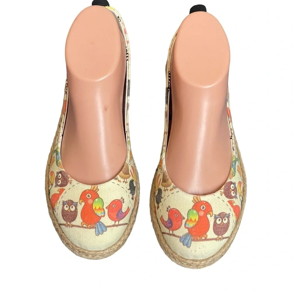Goby Espadrilles Birds Flowers & Sun - Size 37
